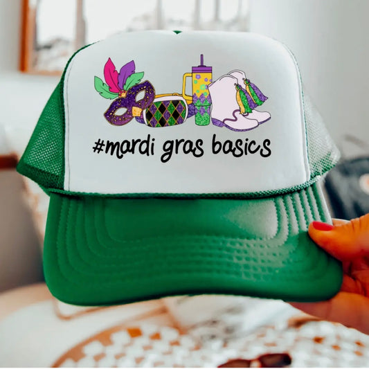 Mardi Gras Trucker Cap